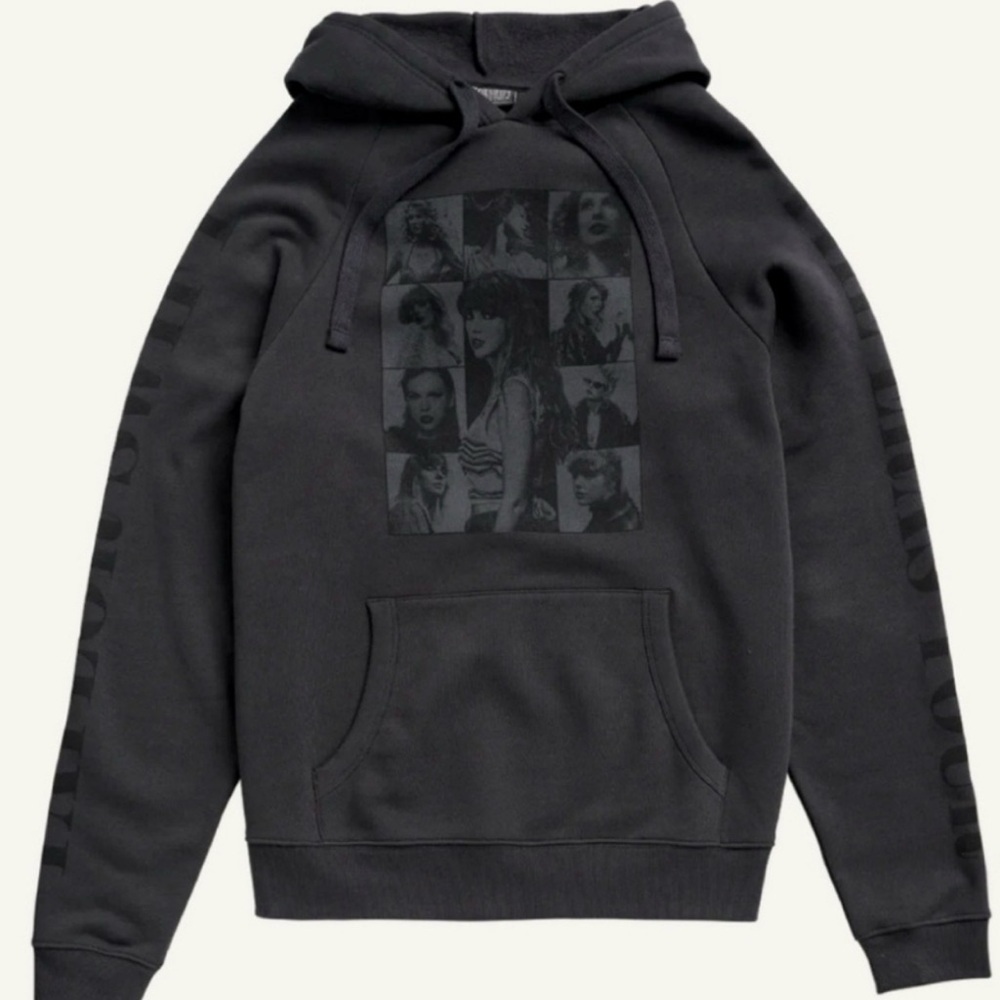 Taylor Swift The Eras Tour Black Hoodie NEW